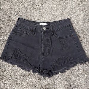PacSun Charcoal Jean Shorts